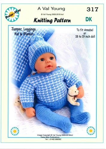 Dolls knitting pattern 317 - knitting,