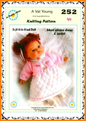 Dolls knitting pattern 252 - knitting,