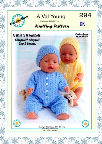 Dolls knitting pattern no - ,