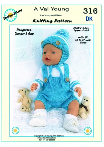 Dolls knitting pattern for - dolls,