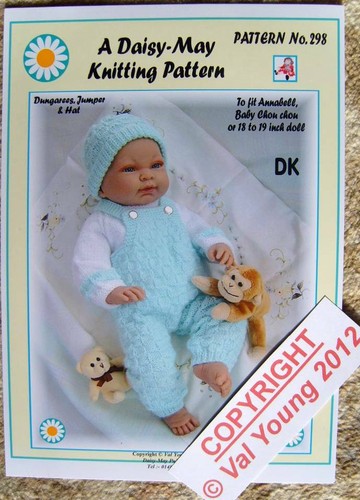 Dolls knitting pattern 298 - dolls,