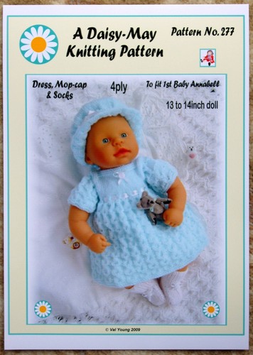 Dolls knitting pattern no - 1,