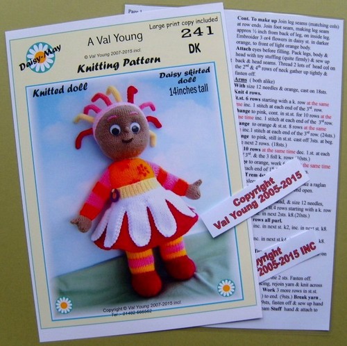 Daisy dolls knitting - daisy,