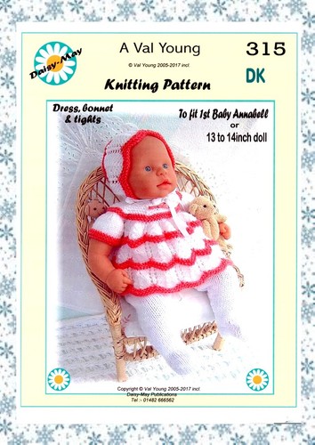Dolls knitting pattern fit - pattern,