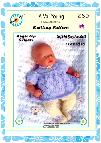 Dolls knitting pattern 269 - pattern, no