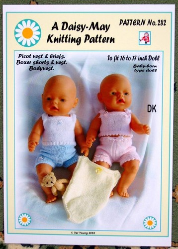 Dolls knitting pattern 282 for - pattern,