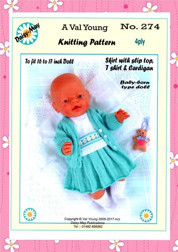 Dolls knitting pattern - ,