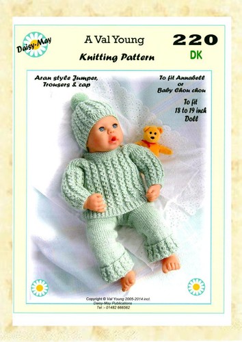 Dolls knitting pattern 220 - no,