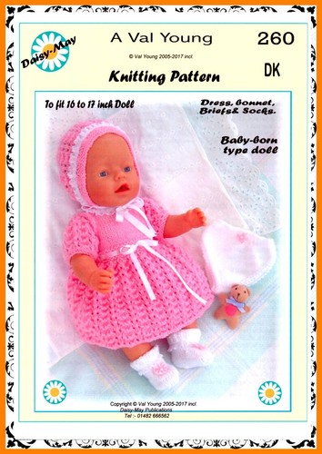 Dolls knitting pattern - knitting, 260