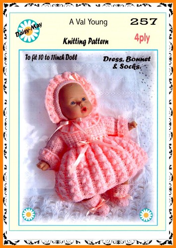 Dolls knitting pattern - knitting, 10/11