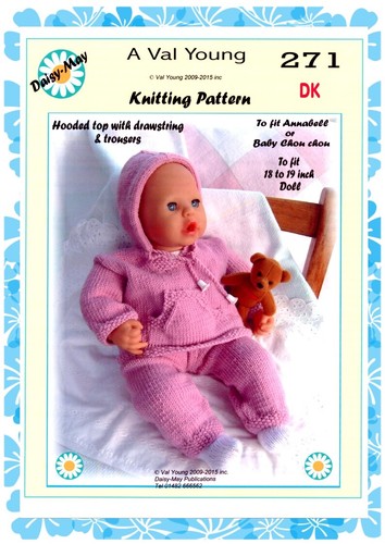 Dolls knitting pattern 271 - pattern,
