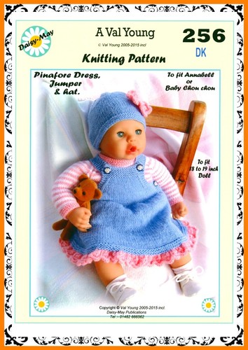 Dolls knitting pattern 256 - no,